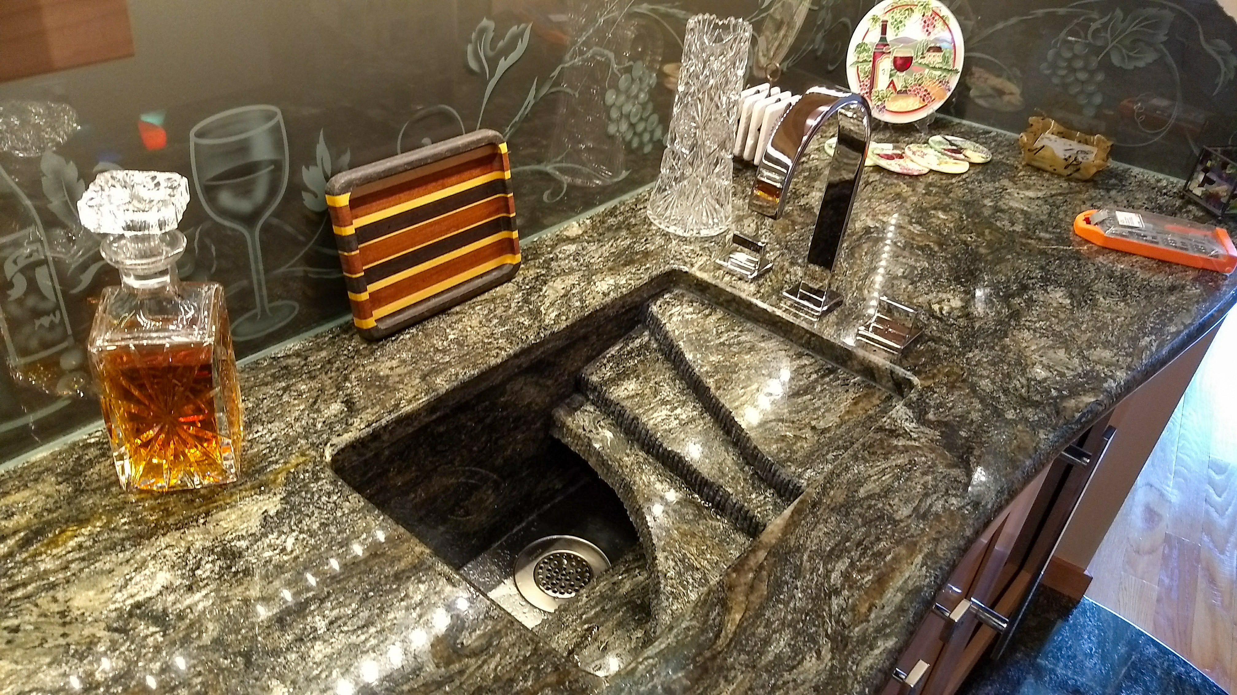 Interior wet bar Arlington Heights